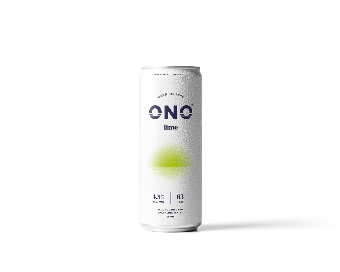 ONO Hard Seltzer Lime White